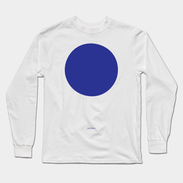 Circular - Crayola Blue Ribbon Long Sleeve T-Shirt by Eugene and Jonnie Tee's